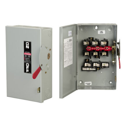 china-good-quality-tg3222-tg3222r-2p-60a-nema-1-indoor-3-outdoor-2-pole-3-wire-240v-fusible-general-duty-enclosed-safety-swit