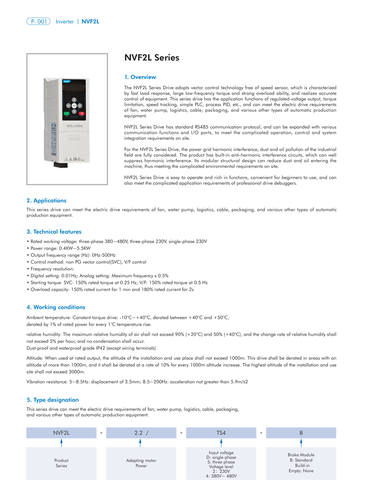 NVF2L Catalog Page 1