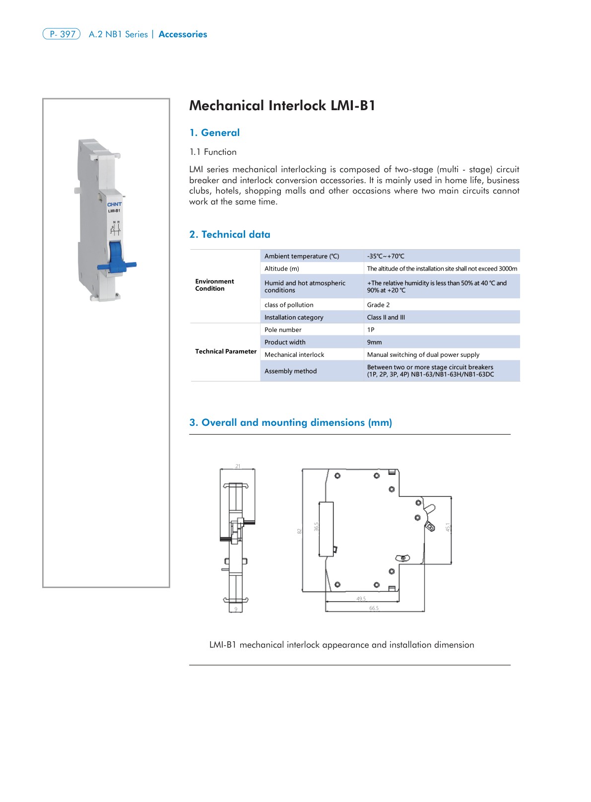 LMI-B1 catalog page 1