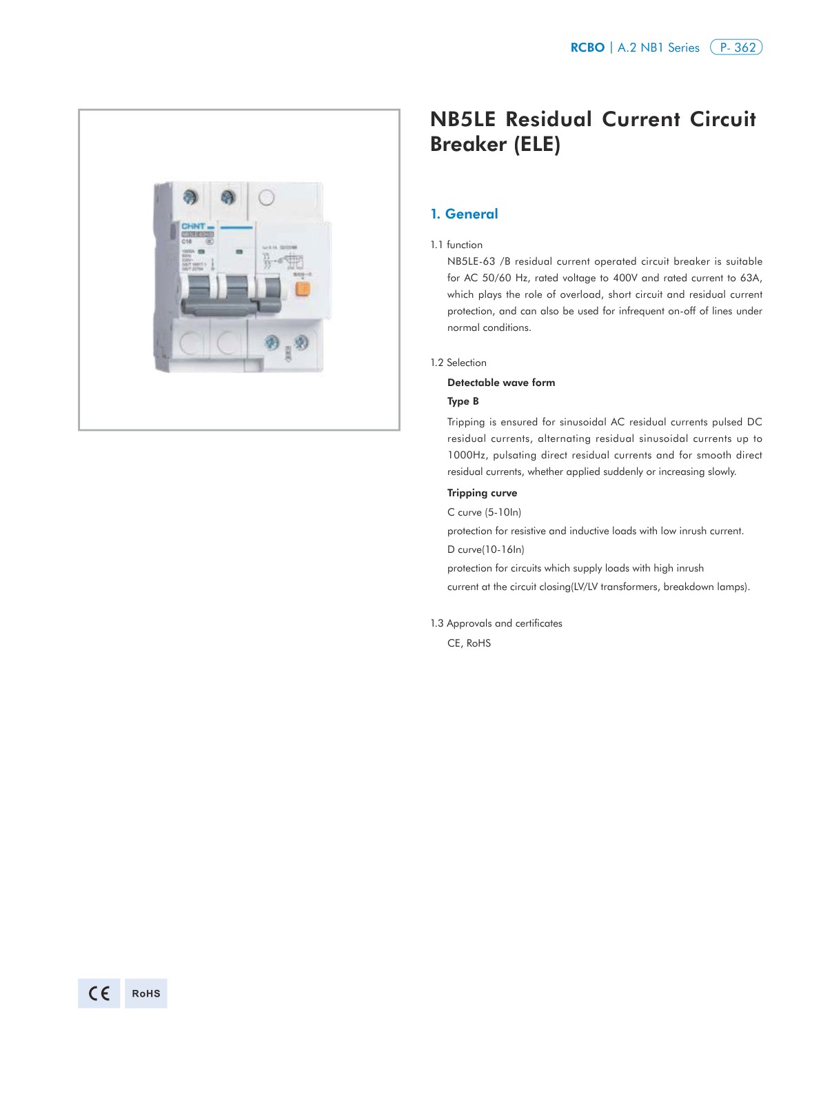 NB5LE catalog page 2