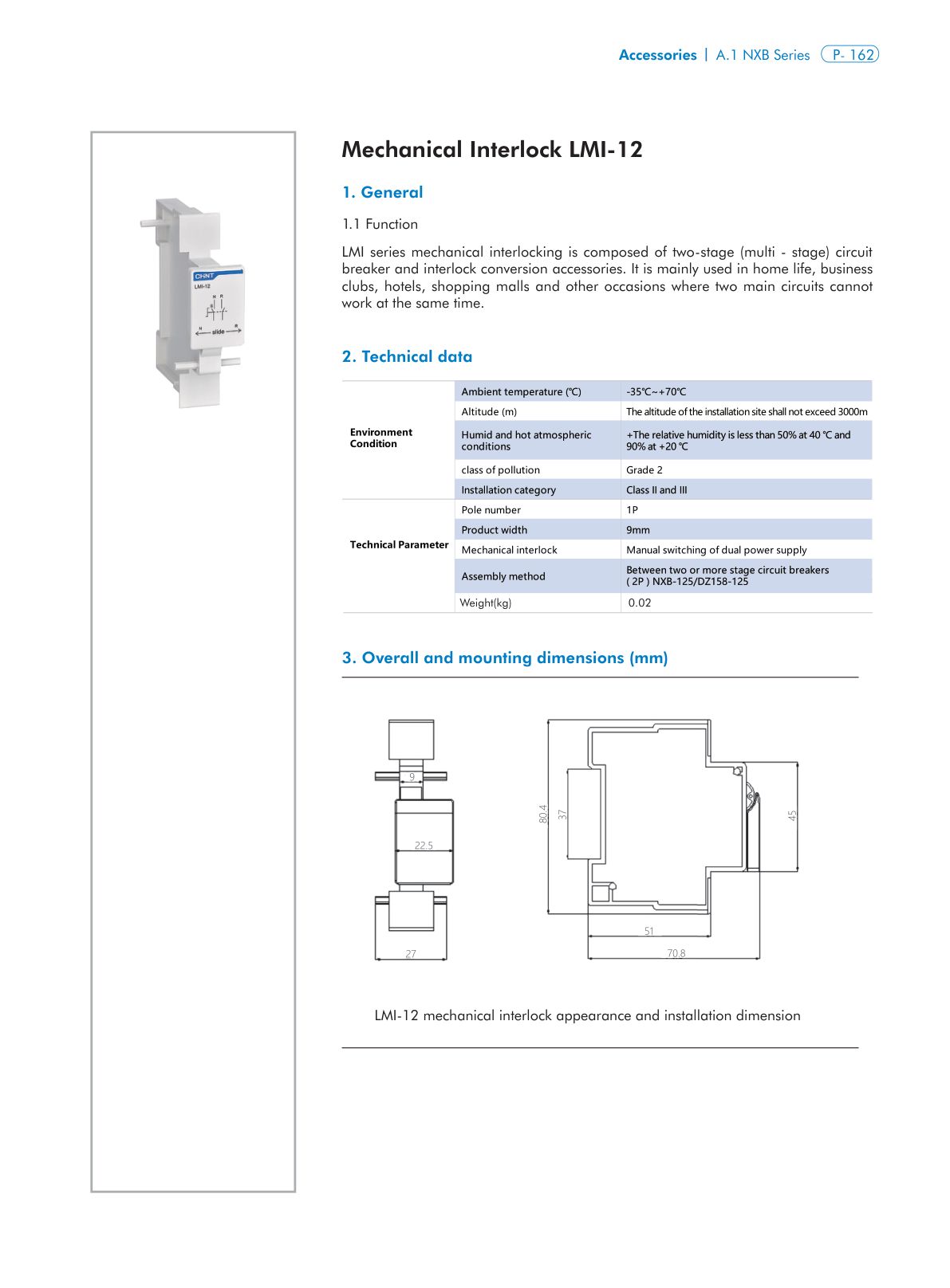 LMI-12 catalog page 1