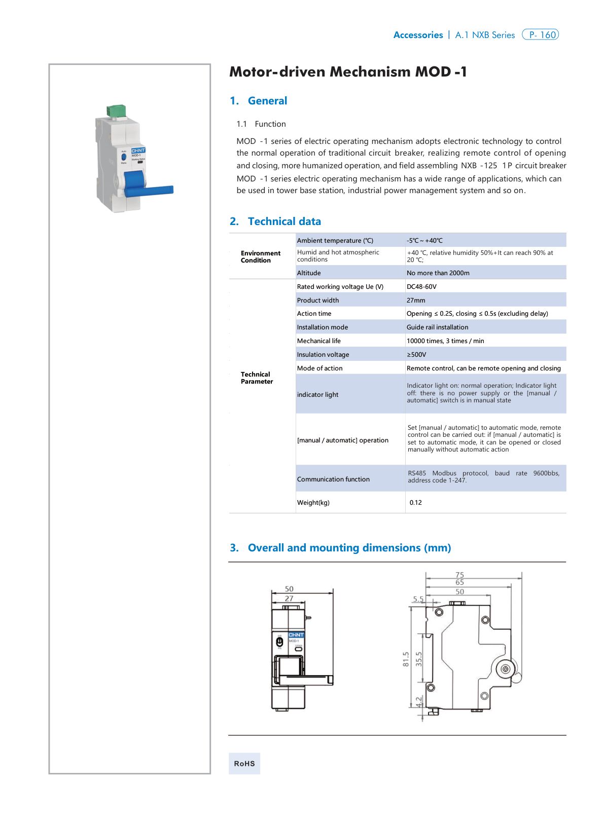 MOD-1 catalog page 1