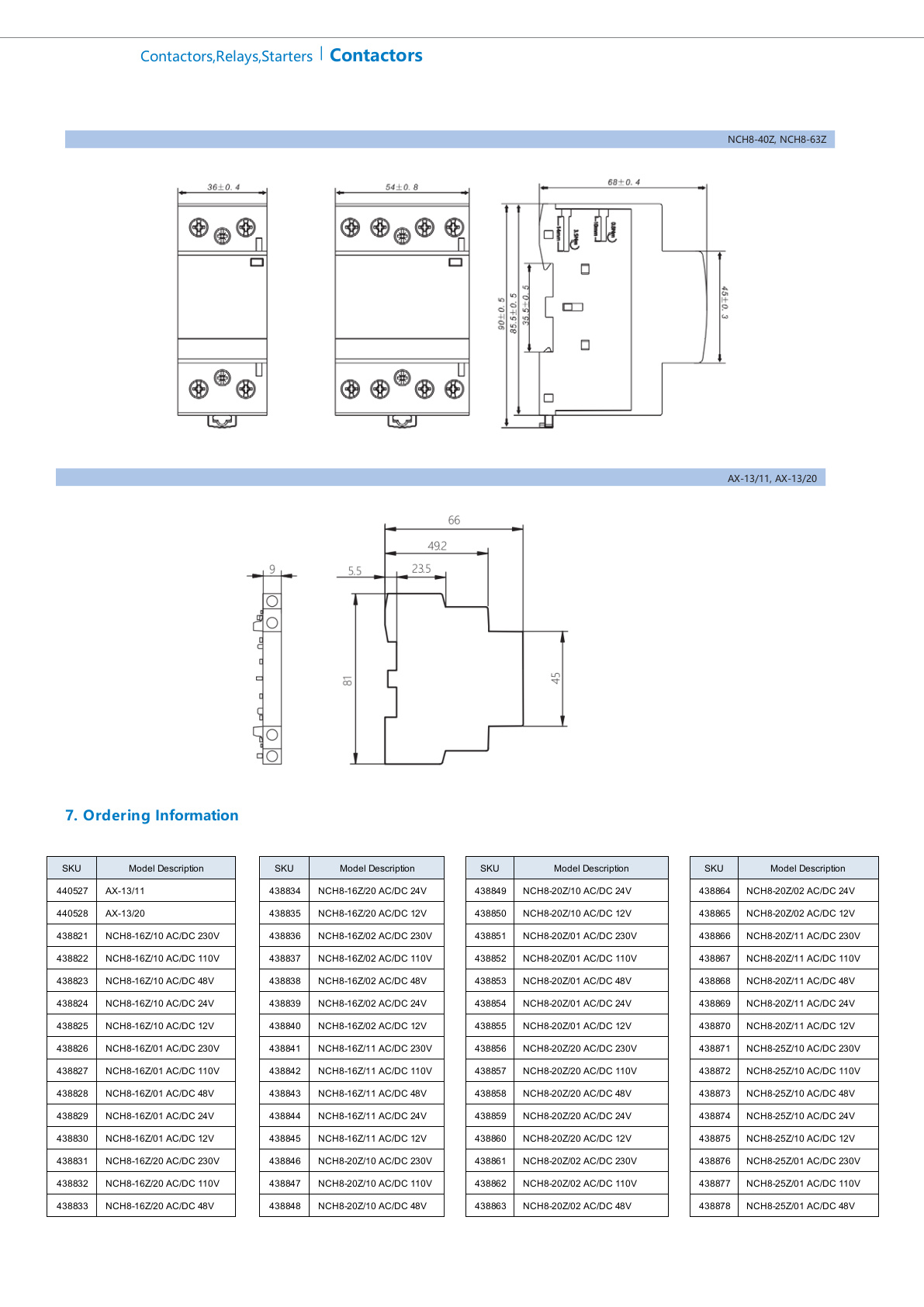 NCH8-Z Catalog Page 3