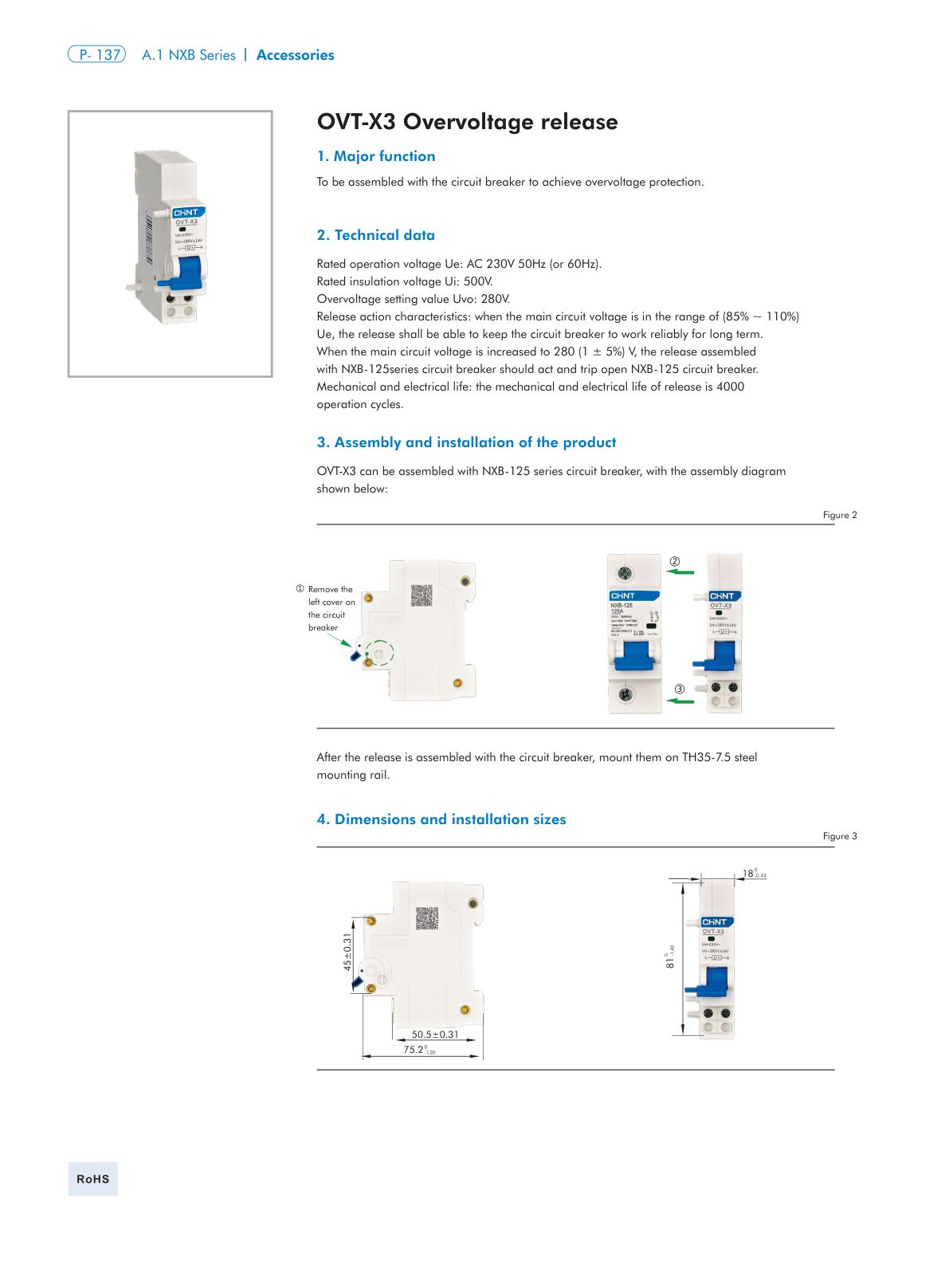 OVT-X3 catalog page 1