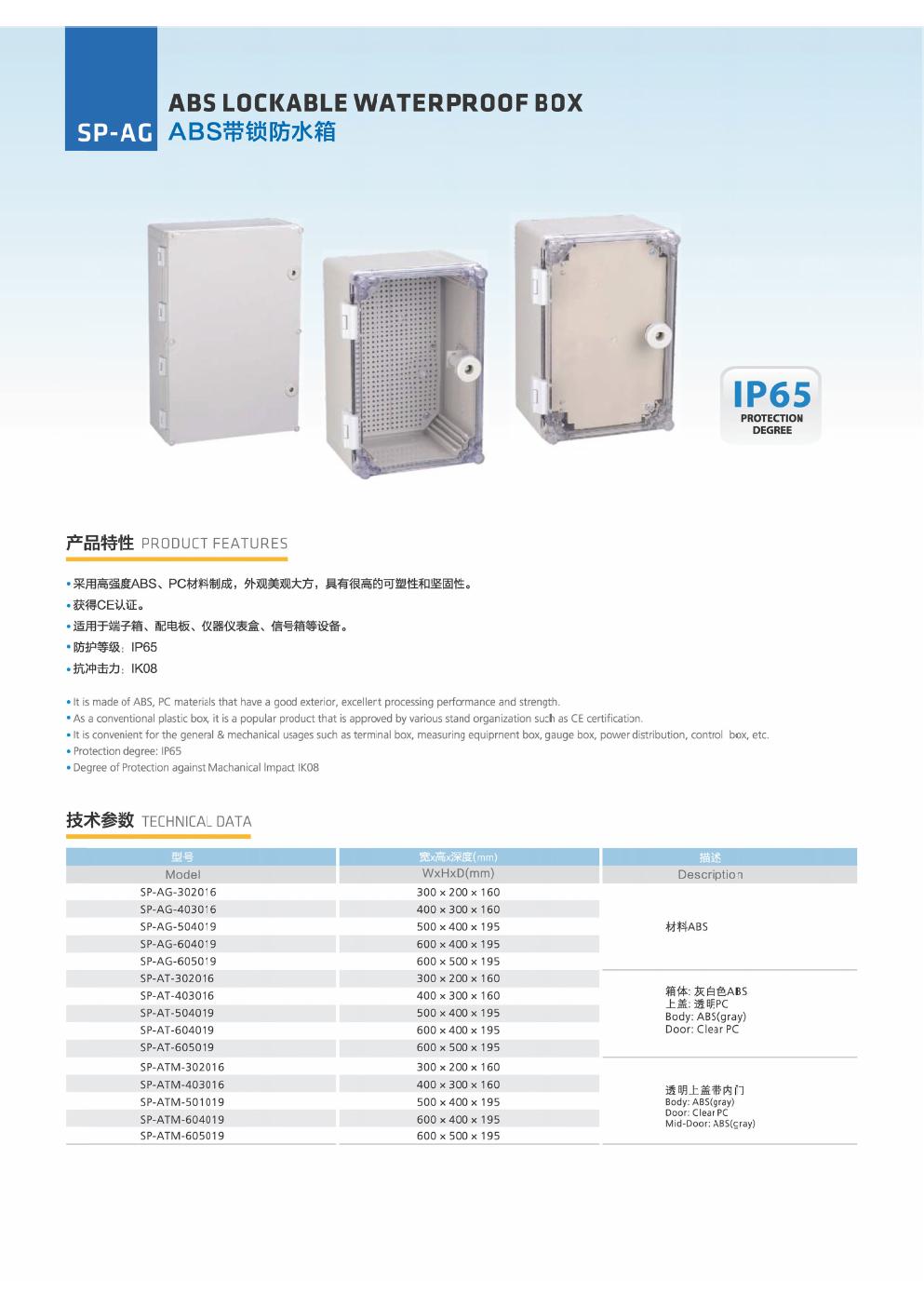 AG-1530 Product Catalog
