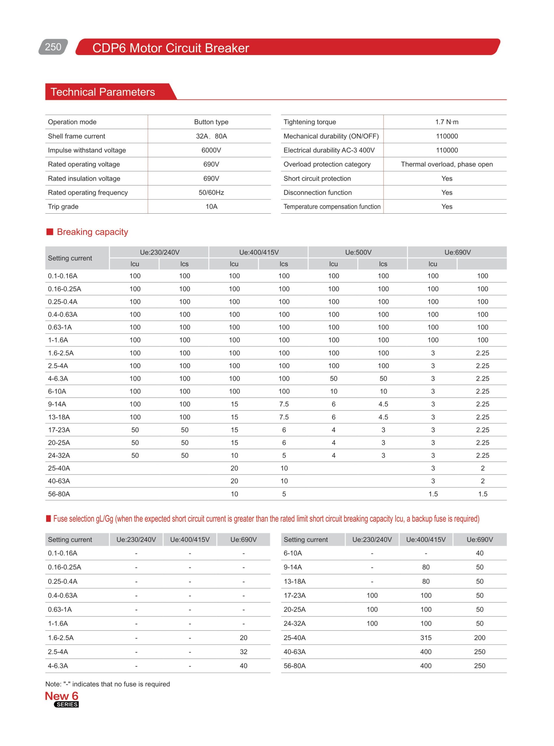 Delixi CDP6-32 catalogue page 2